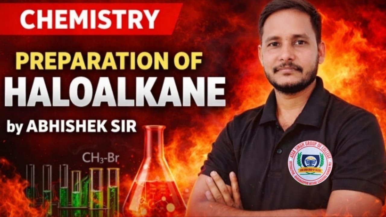 PREPARATION METHOD OF HALOALKANES CLASS 12th ( IMPORTANT TOPIC FOR UP Board EXAM)