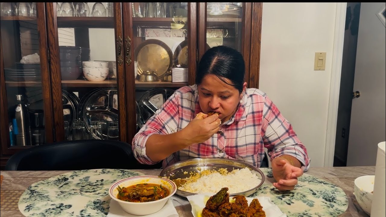 Fish Kari Ra Karela Ko Tarwa Sanga Khana Khadai#mukbang#