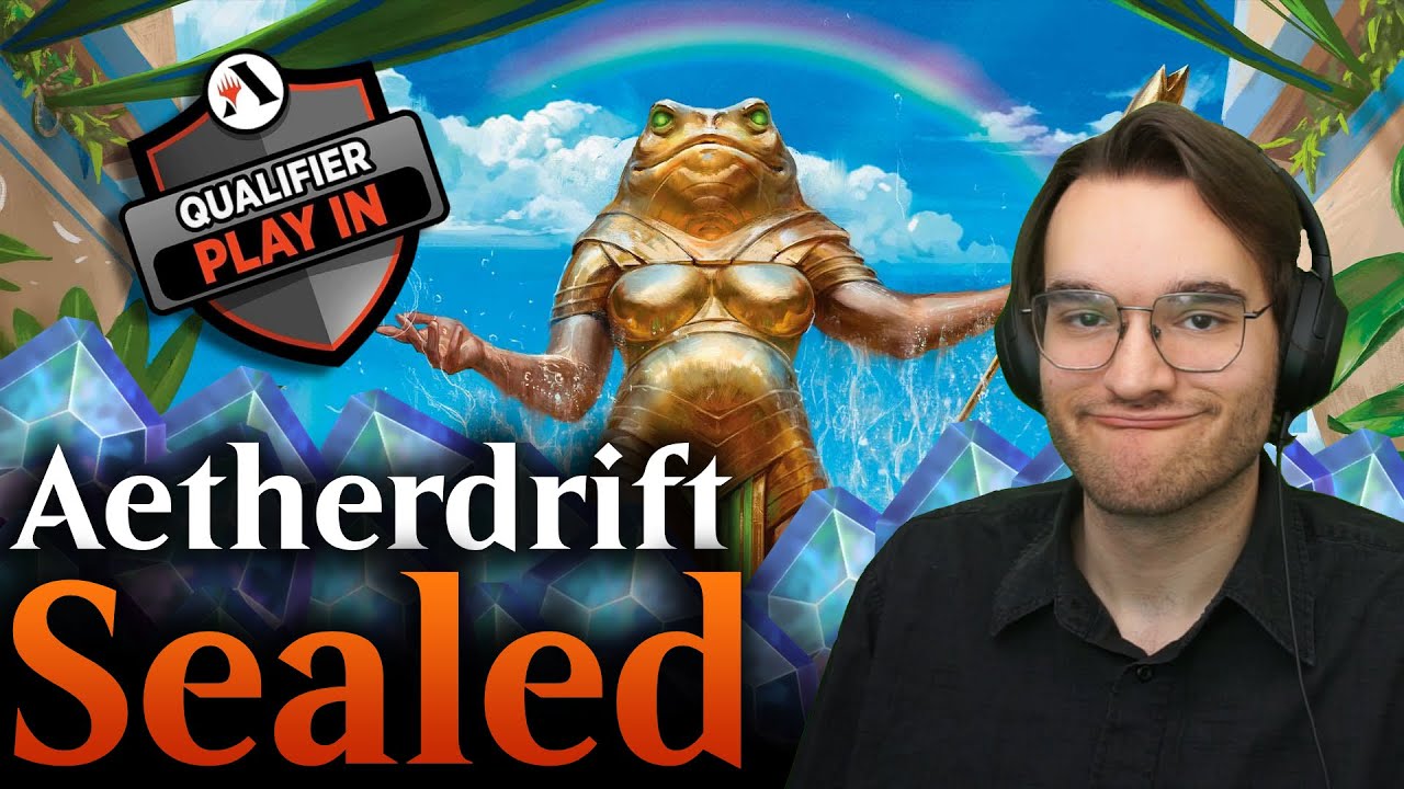 The God of Gems! | Aetherdrift Sealed Qualifier Play-In | Magic Arena
