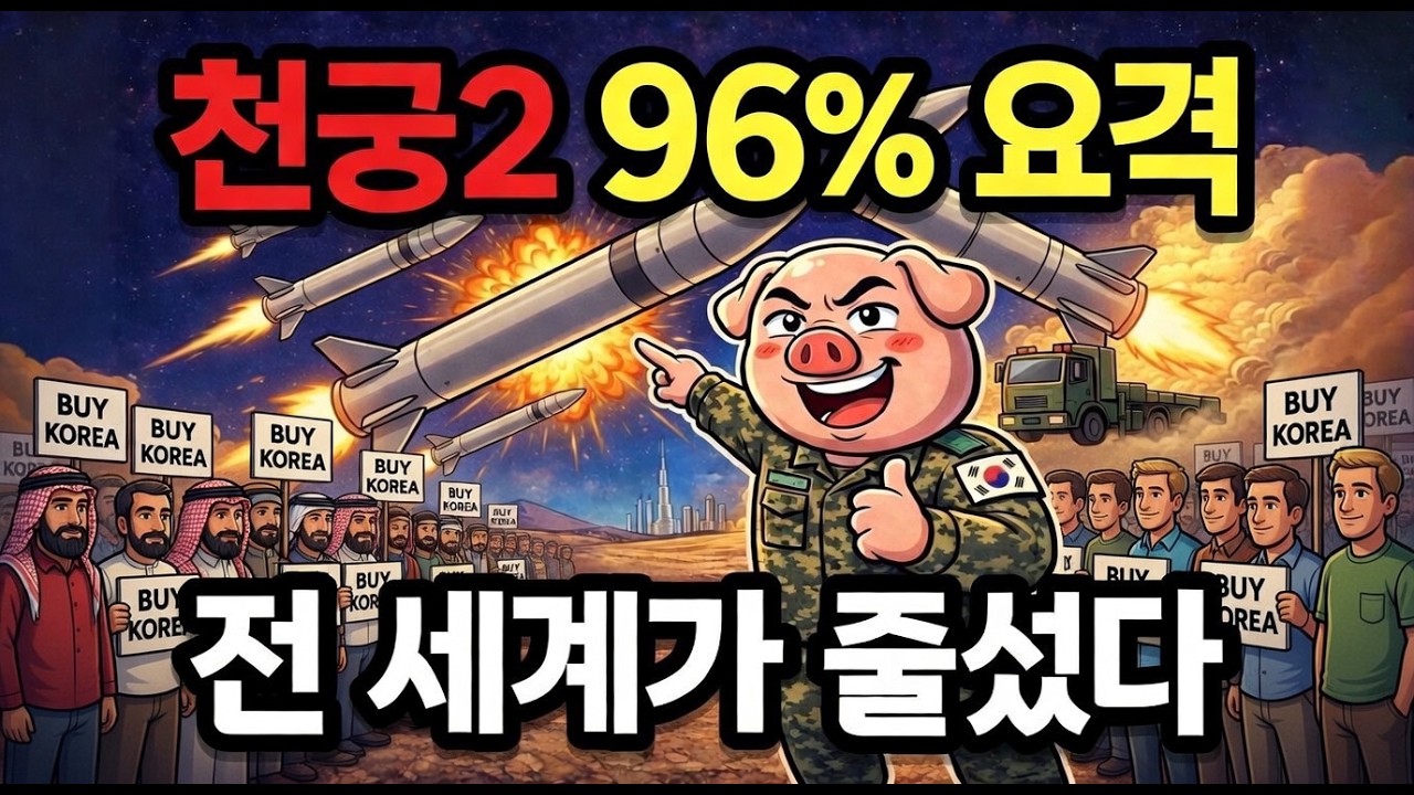이란 미사일을 96% 막아냈습니다. 전 세계가 한국 무기를 사겠다고 줄 섭니다.