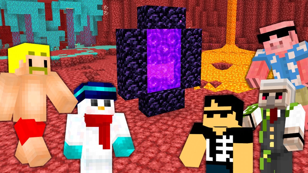 【マイクラ】ネザー脱出選手権！ゲートを作って現世に戻れ！