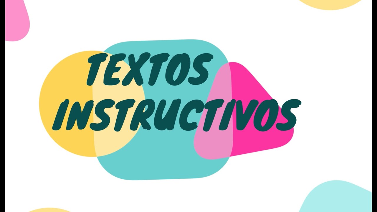 Textos instructivos y recapitular