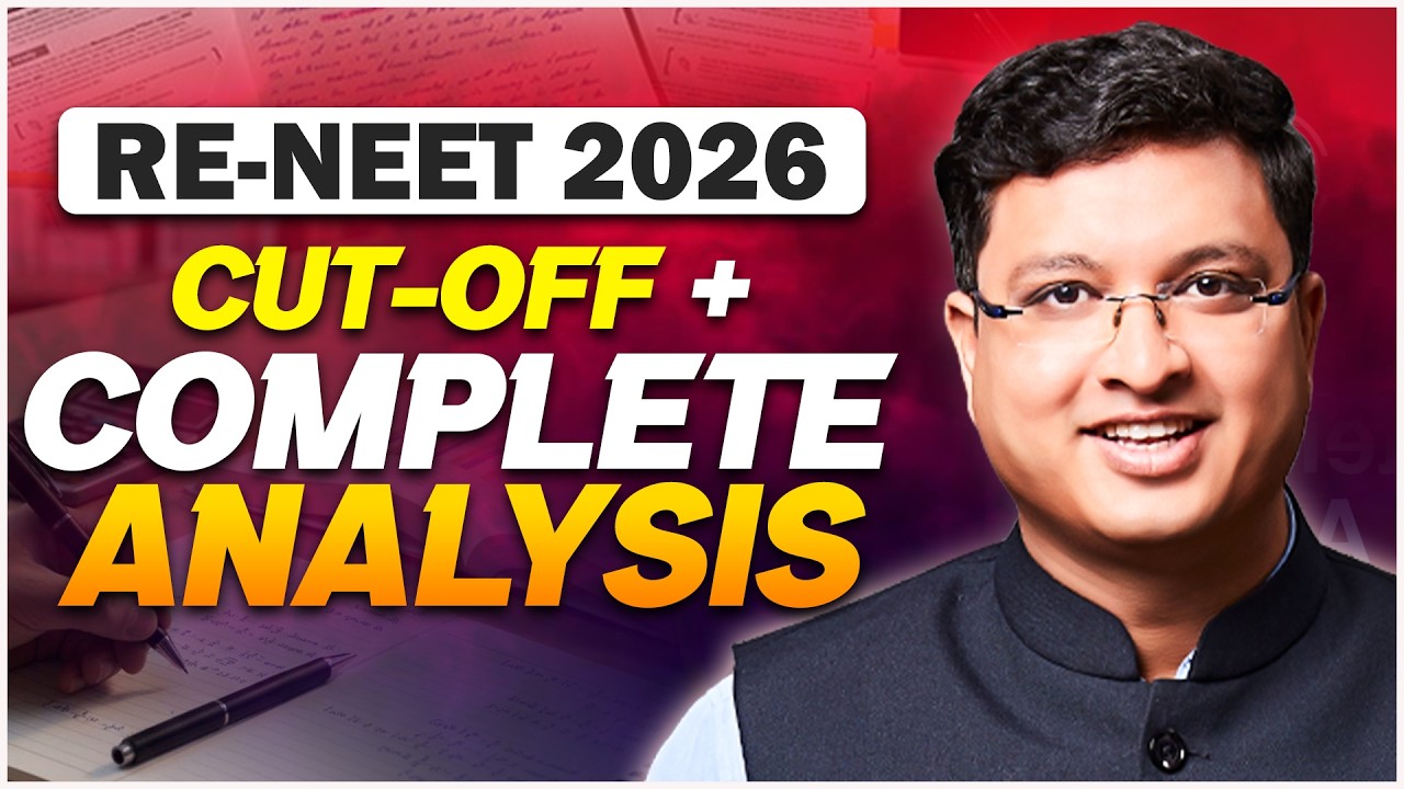 RE-NEET 2026 Complete  Paper Analysis & Expected Cut Off || NV Sir Analysis #neet #nvsir #analysis