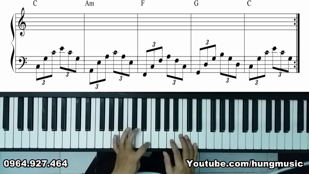 Hướng dẫn điệu slowrock Piano   - Ứng dụng và thực hành