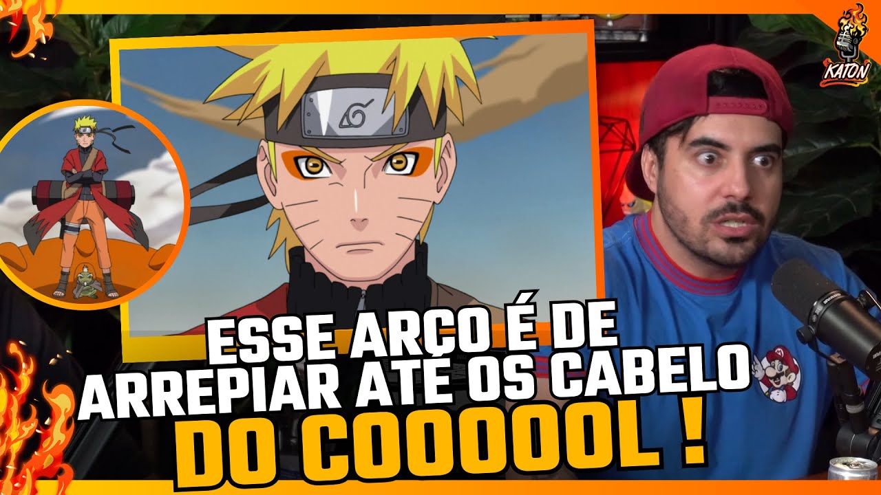 O MELHOR ARCO DE NARUTO ! ( INSQUESTION&Aacute;VEL KKK ) - KATON Podcast
