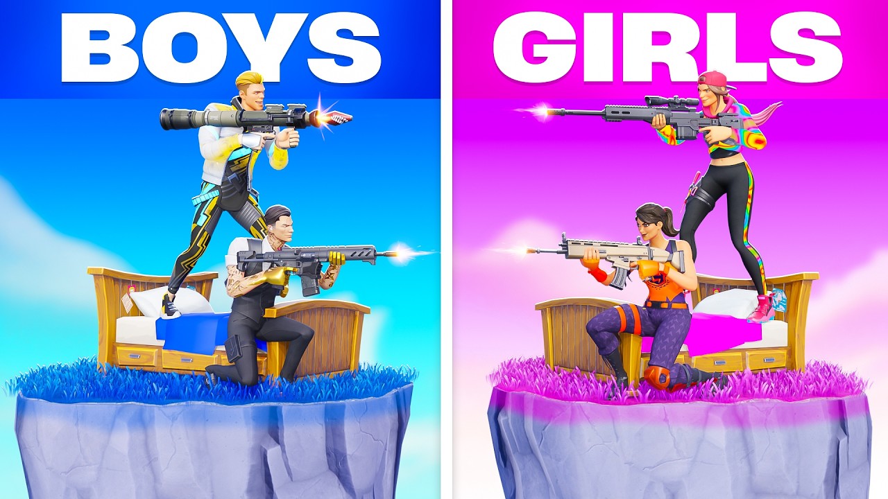 BOYS vs GIRLS BEDWARS!