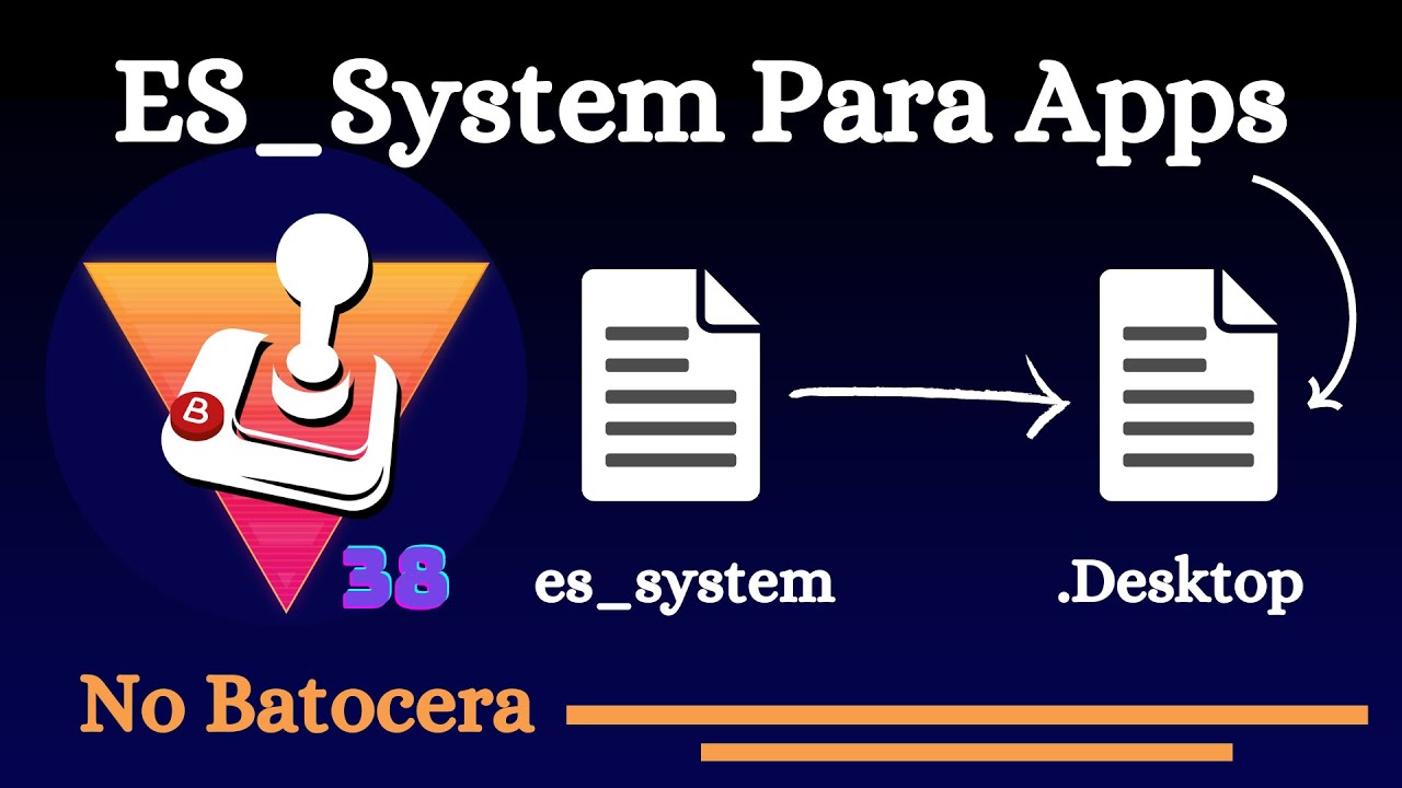 batocera Apps #es_systems.cfg para seus #Aplicativos.desktop na lista de jogos #VALE_A_PENA_ASSISTIR