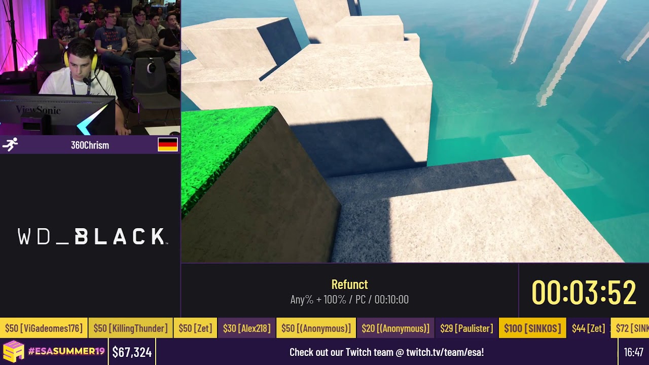 Refunct [Any% + 100%] от 360Chrism &mdash; #ESASummer19