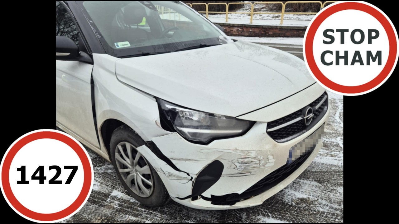 Stop Cham #1427 - Niebezpieczne i chamskie sytuacje na drogach