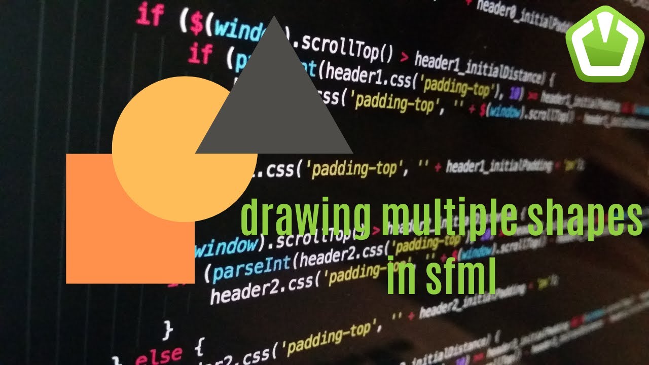 how to draw multiple shapes using SFML & C++