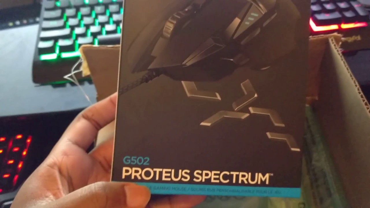 Unboxing the Logitech G502 PROTEUS SPECTRUM RGB TUNABLE GAMING MOUSE | Best mouse