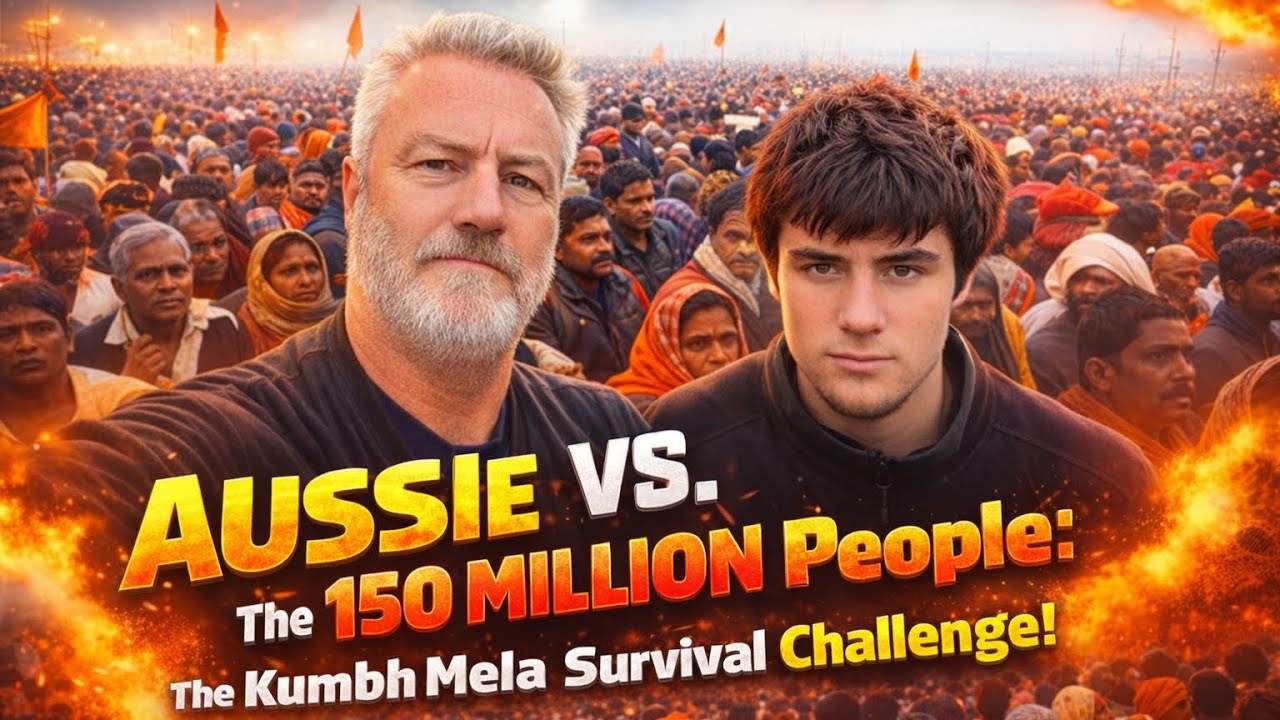 Aussie vs. 150 MILLION People: The Kumbh Mela Survival Challenge!