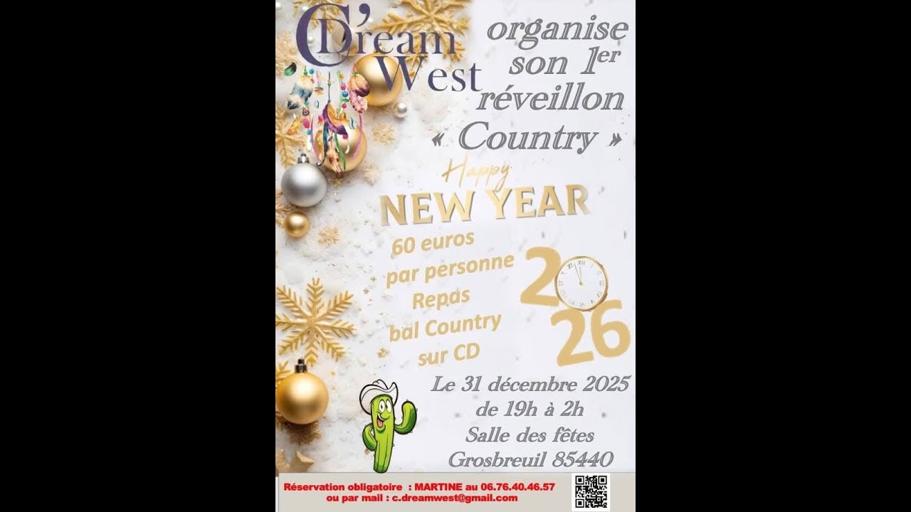 C’Dream West New An 2026 à Ste FOY 85 avec Tinou et Doudou