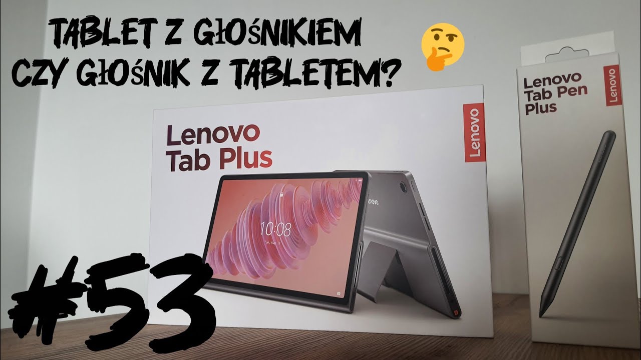 #53 Tablet Lenovo Tab Plus i rysik Lenovo Tab Pen Plus.