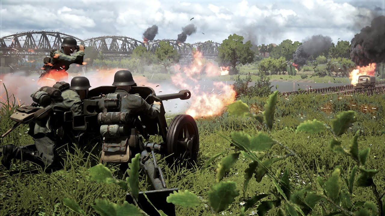 Squad 44 - Bridgehead Anti-Tank Inferno in Grave - 4K
