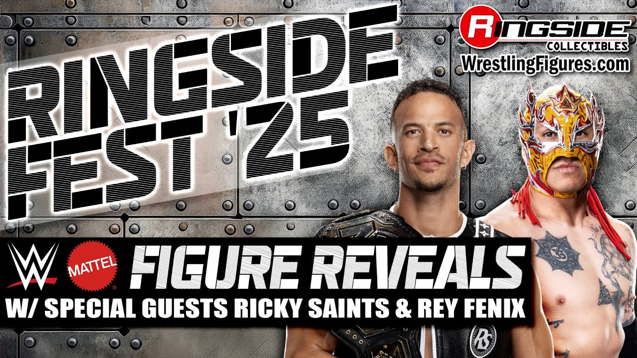 Ringside Fest 2025: ALL NEW Mattel WWE Figure Reveals w/ Ricky Saints & Rey Fenix! WRESTLING FIGURES
