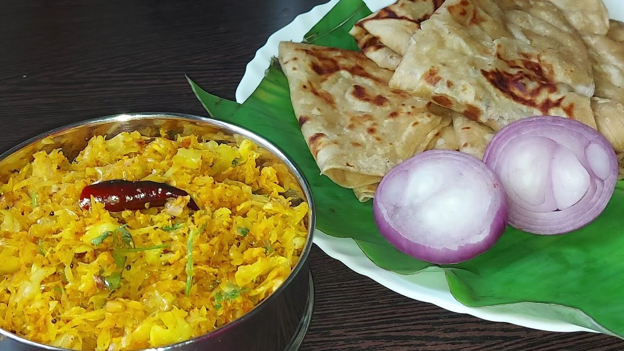 క్యాబేజ్ తో ఒకసారి ఇలాచేసుకొని సుతిమెత్తనిచపాతీలతో రుచిచూడండి చాలా చాలా 😋👌cabbage recipe for chapati