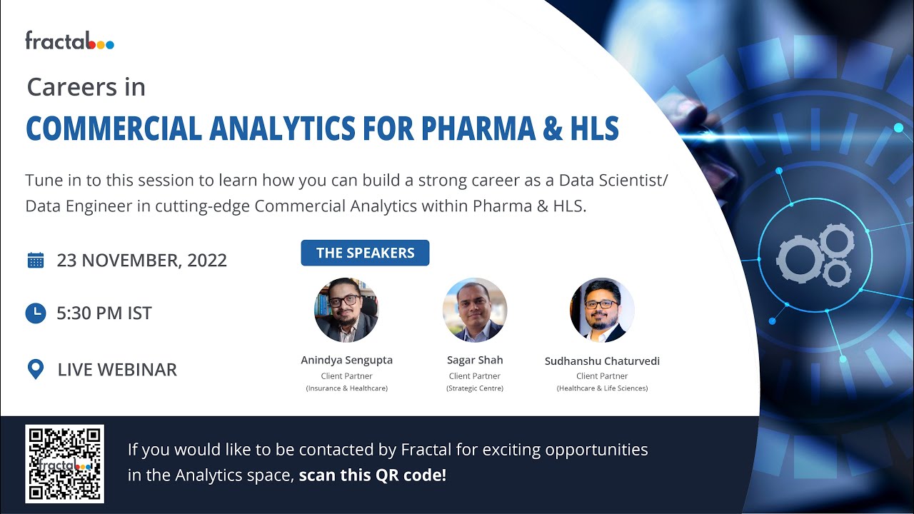 Webinar - Commercial Analytics in Pharma, Healthcare & Lifesciences