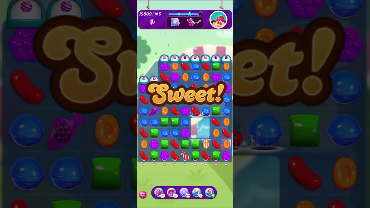Candy Crush Saga Level 15806、15807、15808、15809、15810 by Funny❣