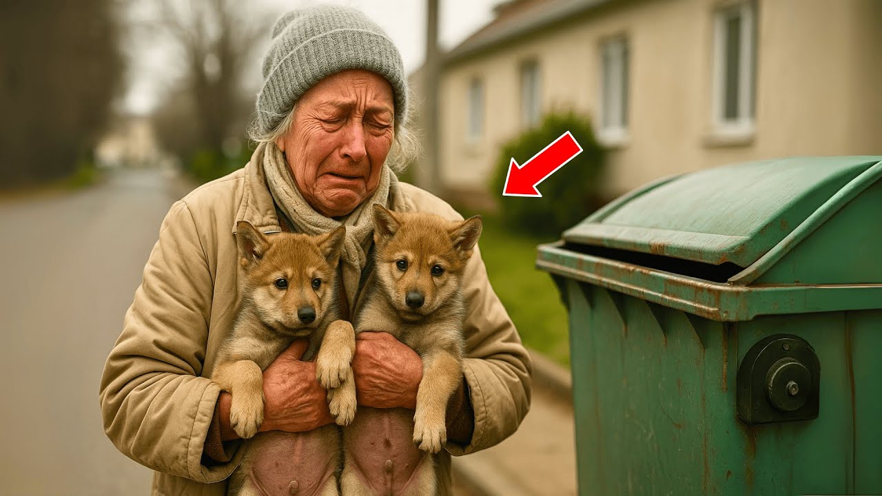 O BĂTRÂNĂ A GĂSIT DOI PUI DE LUP ÎNTR-O PUBELĂ – CE AU DEVENIT I-A ȘOCAT PE TOȚI DIN ORAȘ