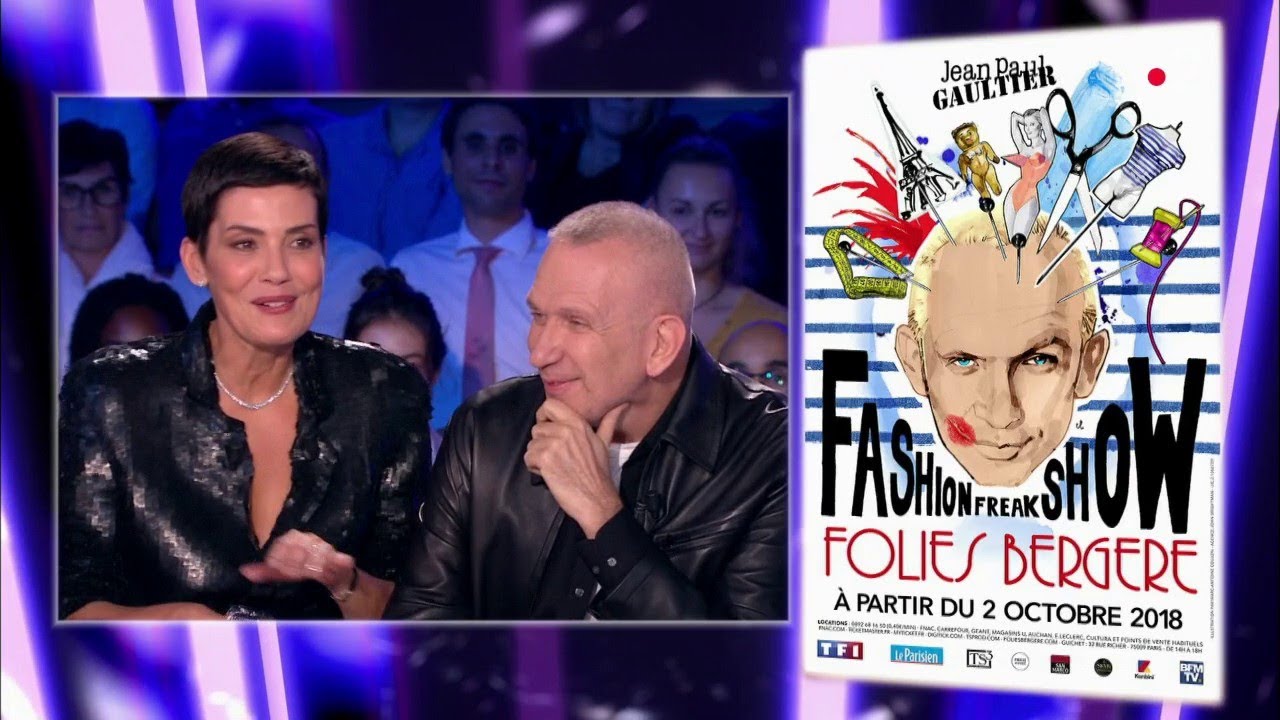Cristina Cordula et Jean-Paul Gaultier - On n'est pas couché 20 octobre 2018 #ONPC