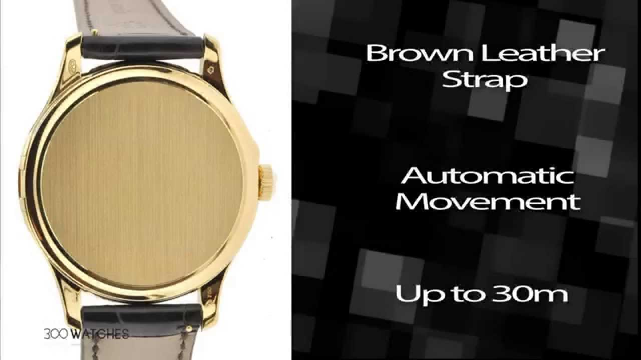 Patek Philippe 18k Yellow Gold Automatic Watch