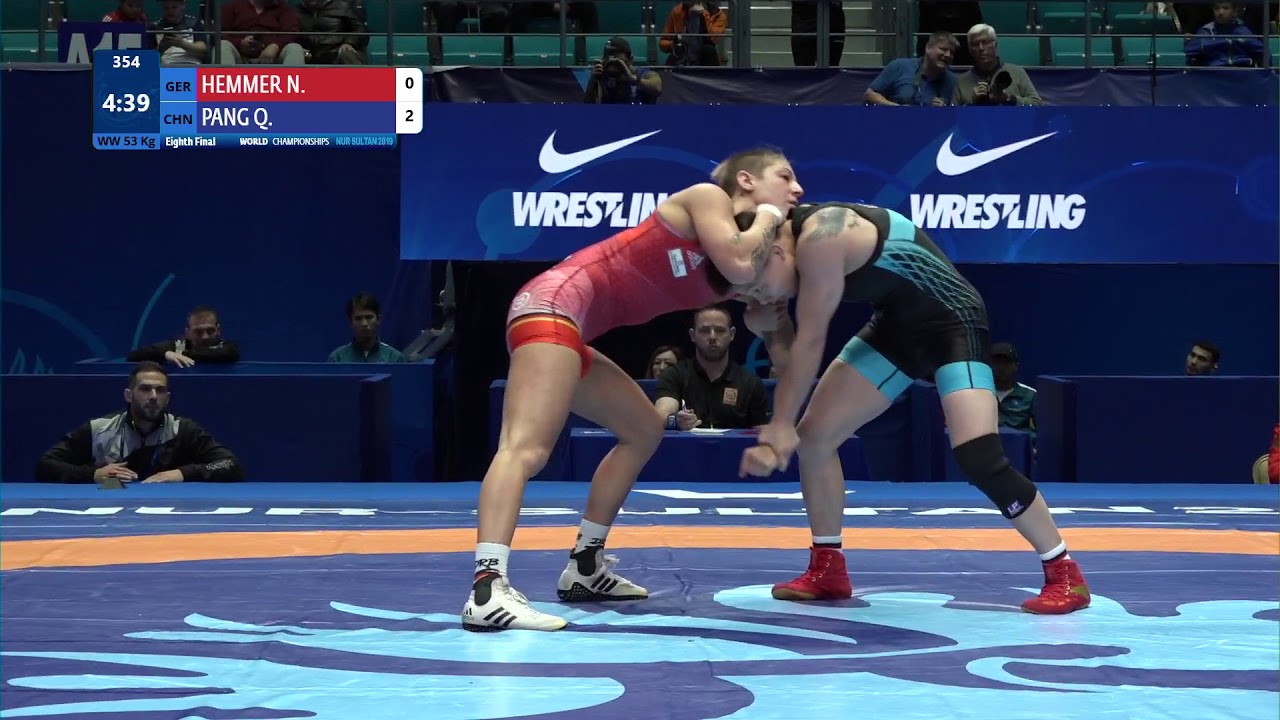 1/8 WW - 53 kg: N. HEMMER (GER) v. Q. PANG (CHN)