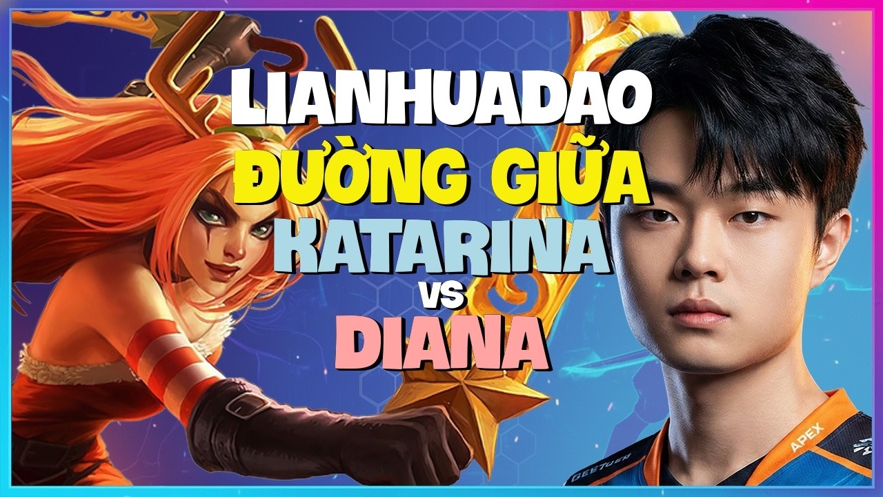 Rank 1 Katarina : HỦY DIỆT Diana Với Combo 27 Mạng ĐIÊN RỒ - Vietsub