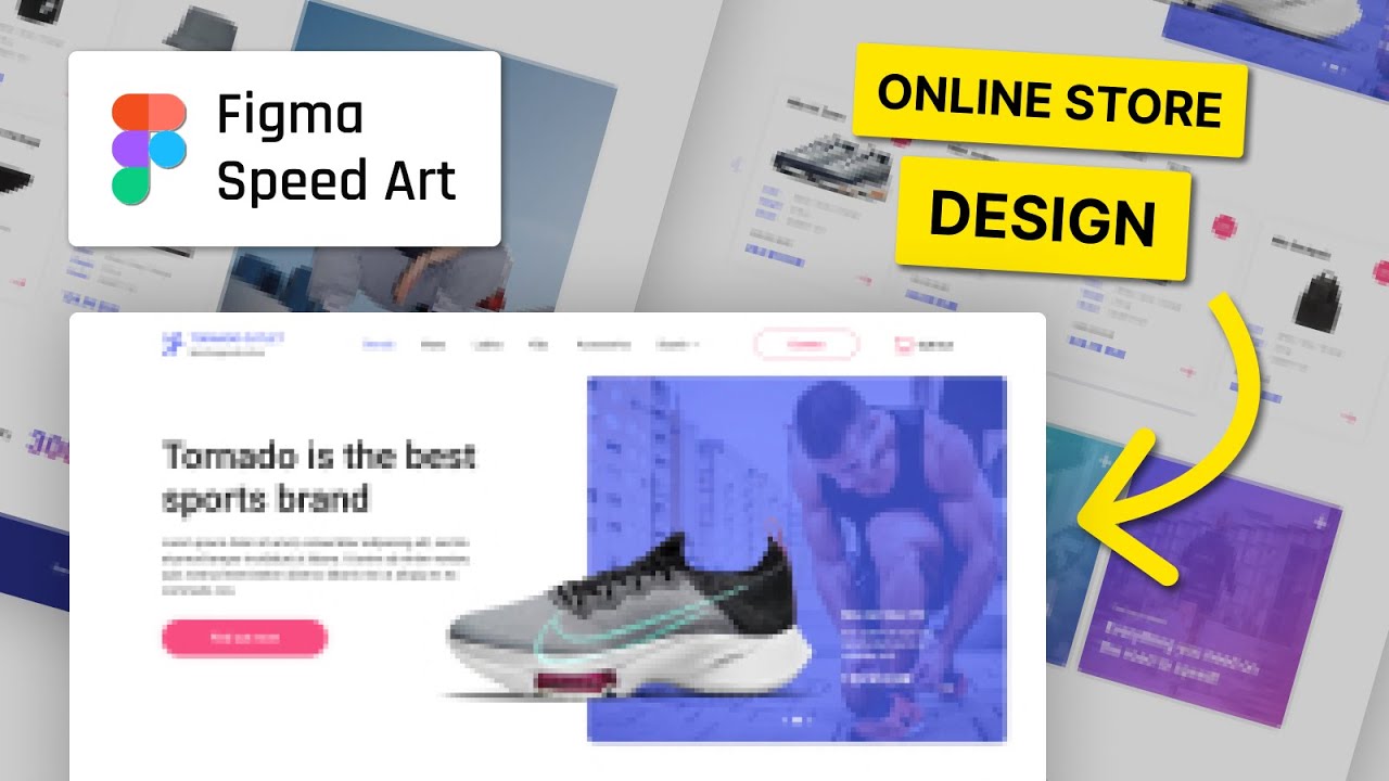 Figma Speed Art - Online Store Design