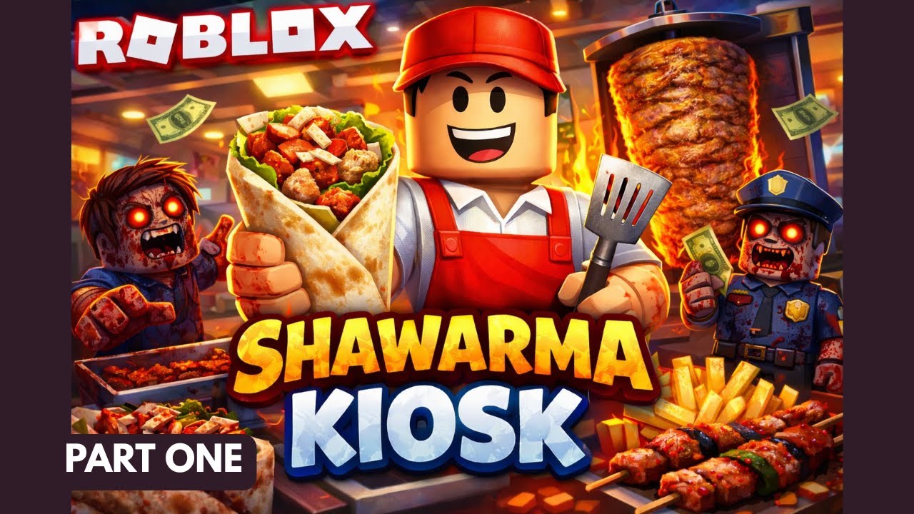 This Roblox Shawarma Job Turned Into a Horror Movie… │ Shawarma Kiosk │ PART ONE