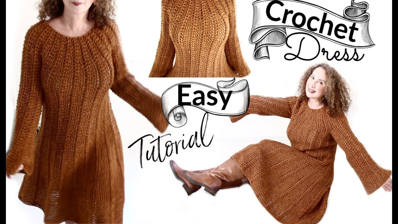 Pumpkin Spice Fall Dress Crochet Tutorial