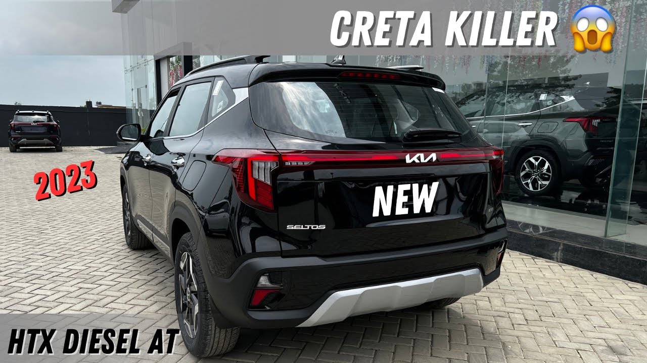 2023 New Kia Seltos HTX Diesel AT | Price, Latest Features, New Interiors | Black Seltos | Facelift