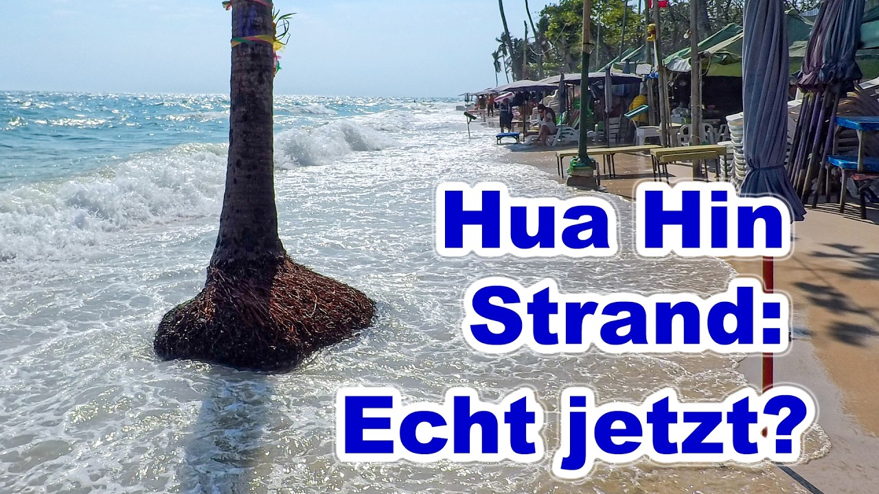 ÜBERWINTERN IN THAILAND | Hua Hin Strand – Kaum Platz zum Liegen?