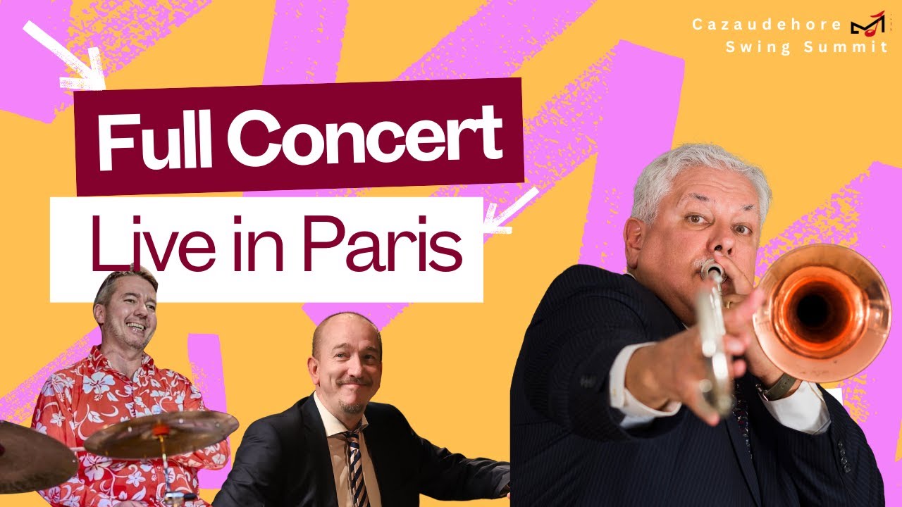 FULL CONCERT! Dan Barrett /Chris Hopkins /Guillaume Nouaux beautiful swinging jazz concert in Paris!