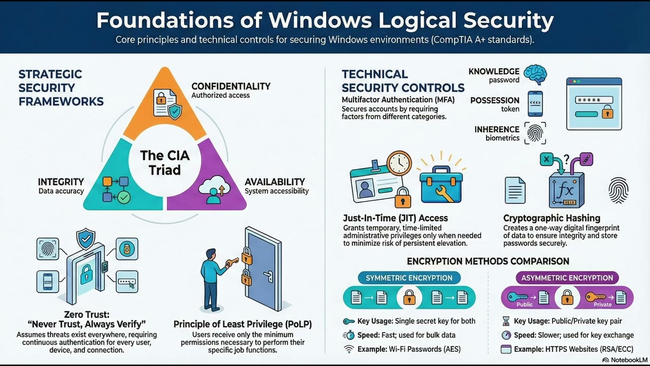 Module 15 - Securing Windows A+ Core 1 & Core 2