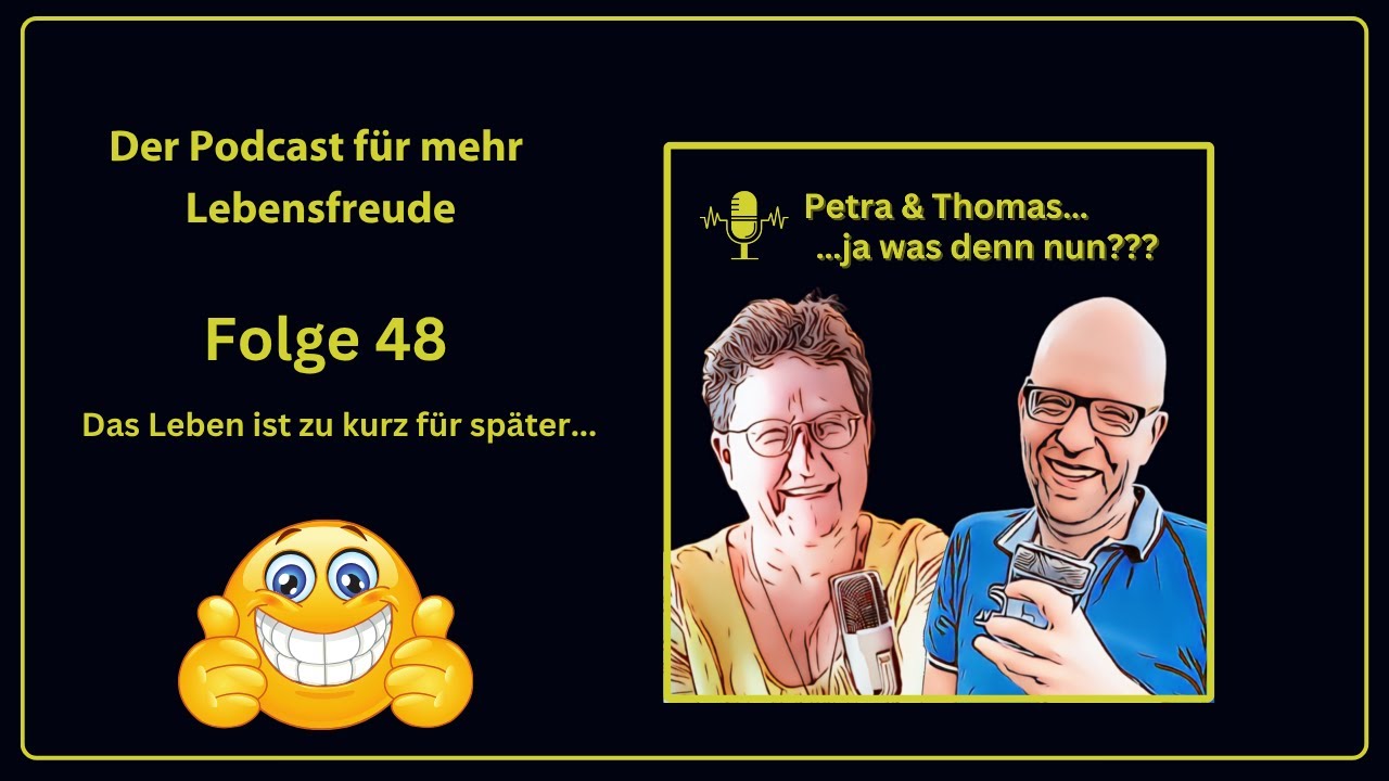 Das Leben ist zu kurz f&uuml;r sp&auml;ter