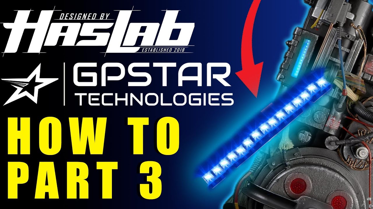 How To Install GPStar's Haslab Proton Pack 1984 Power Cell & Lens - Part 3