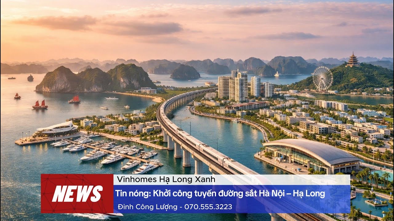 KHỞI CÔNG đường sắt tốc độ cao Hà Nội – Hạ Long Siêu dự án gần 150.000 TỶ của VinSpeed
