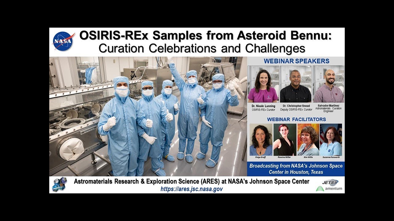 OSIRIS-REx Samples from Asteroid Bennu: Curation Celebrations & Challenges