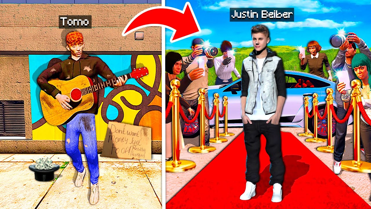 Switching LIVES With Justin Bieber in GTA 5! (Mods)