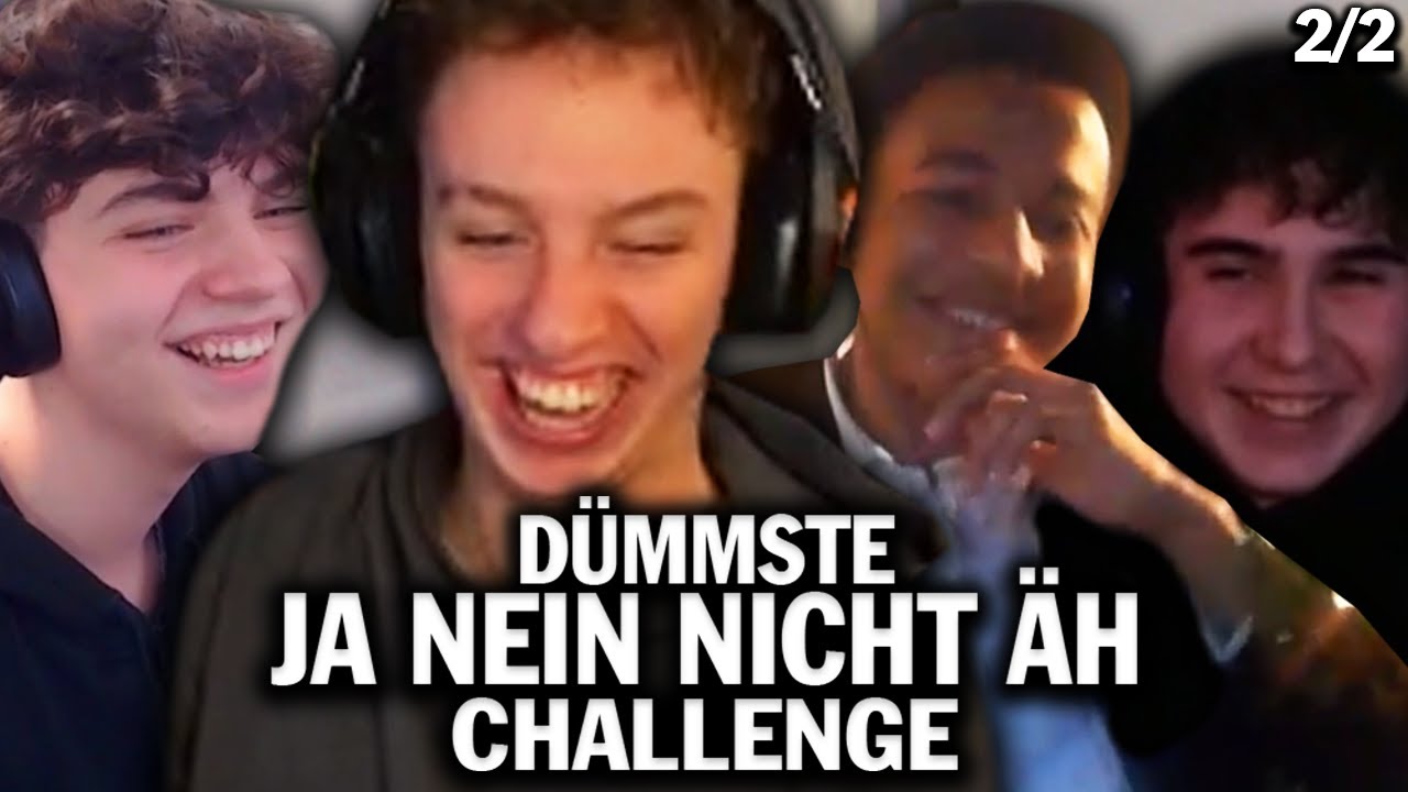DÜMMSTE JA/NEIN/NICHT/ÄH CHALLENGE! (2/2)