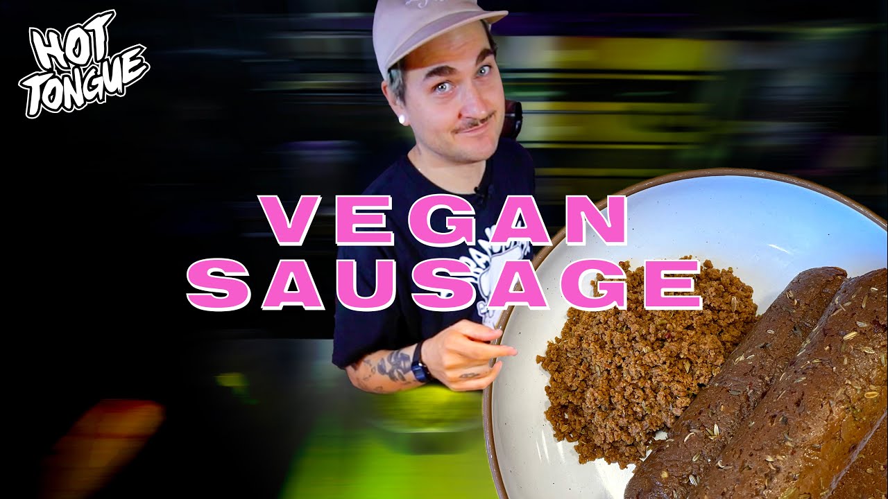 Plant-Based Sausage Recipe for Vegan Meat Lovers Pizza | Hot Tongue Pizza