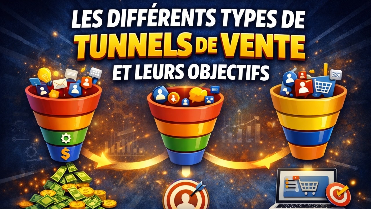 Les différents types de tunnel de vente et leurs objectifs (Guide Complet)
