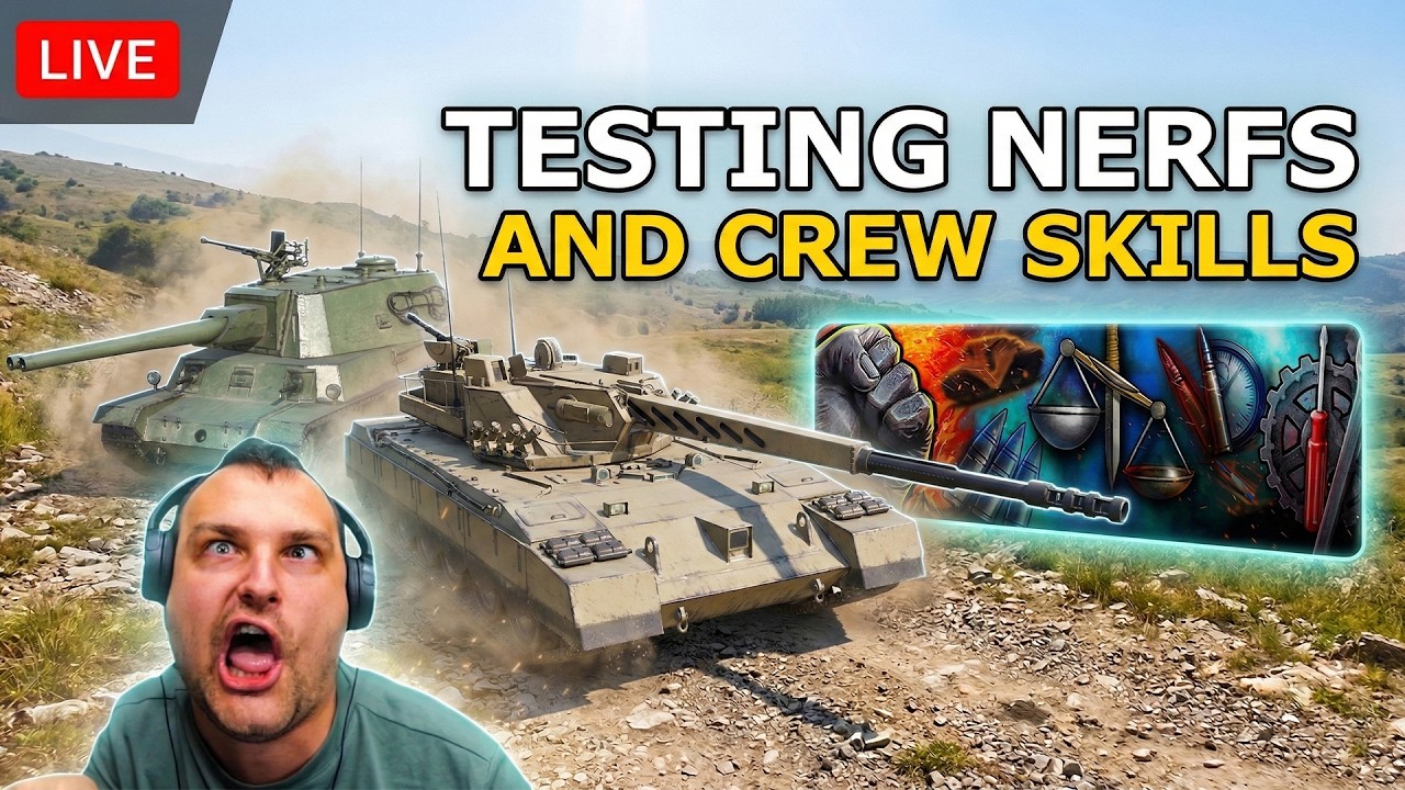 Testing new BP tank and new crew skills + ares line YT Chat – Join Twitch)