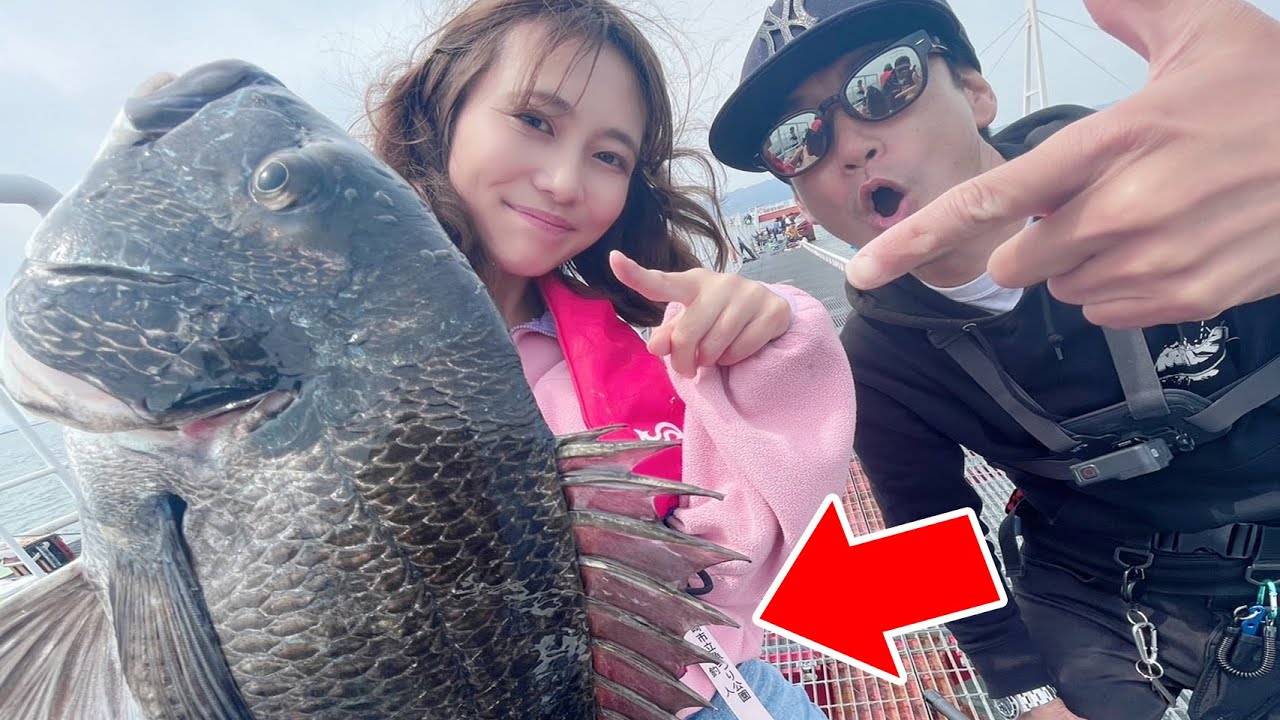 【速報】尼崎市立魚つり公園、デカい魚が釣れています