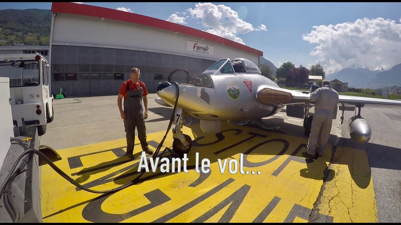 DH-100 Vampire. Avant le vol...