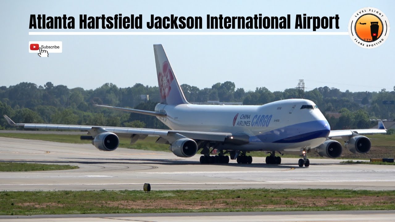 4K Plane Spotting Atlanta Hartsfield Jackson International Airport ATL