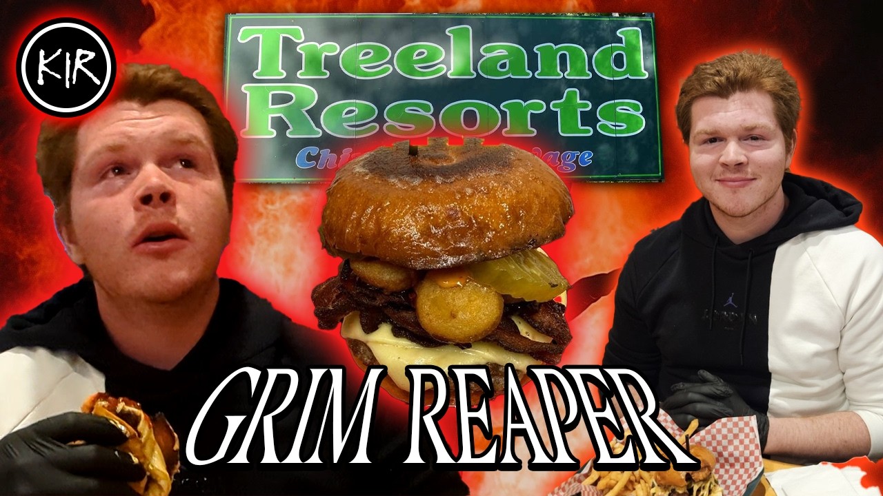 Parker FAILS the Grim Reaper Burger Challenge