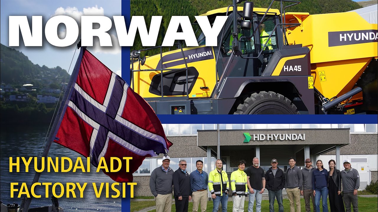 NORWAY – Inside the Hyundai ADT Factory (Articulated Dump Truck Tour)