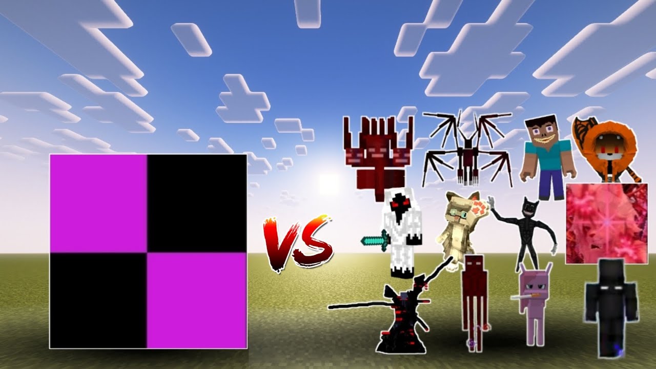 BLACK CHAOS DARK WITHER vs SOME OP MOBS!